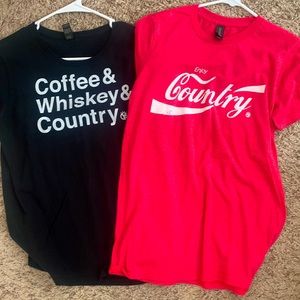 2 Whisky Riff tees